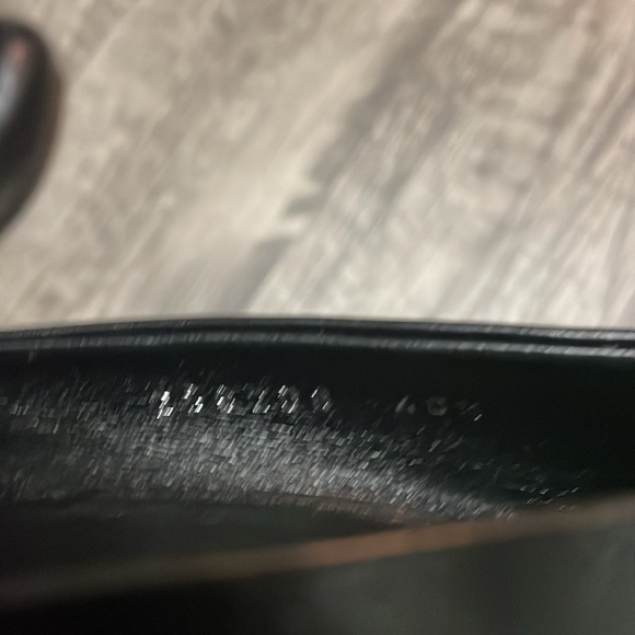 Gucci Women’s Leather Round Toe Black heel Black size 40 1/2 - Picture 12 of 15